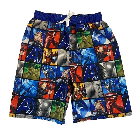 Marvel Other - Marvel Avengers Boys Swim Trunks Youth Size L 22 in. Waist NWOT